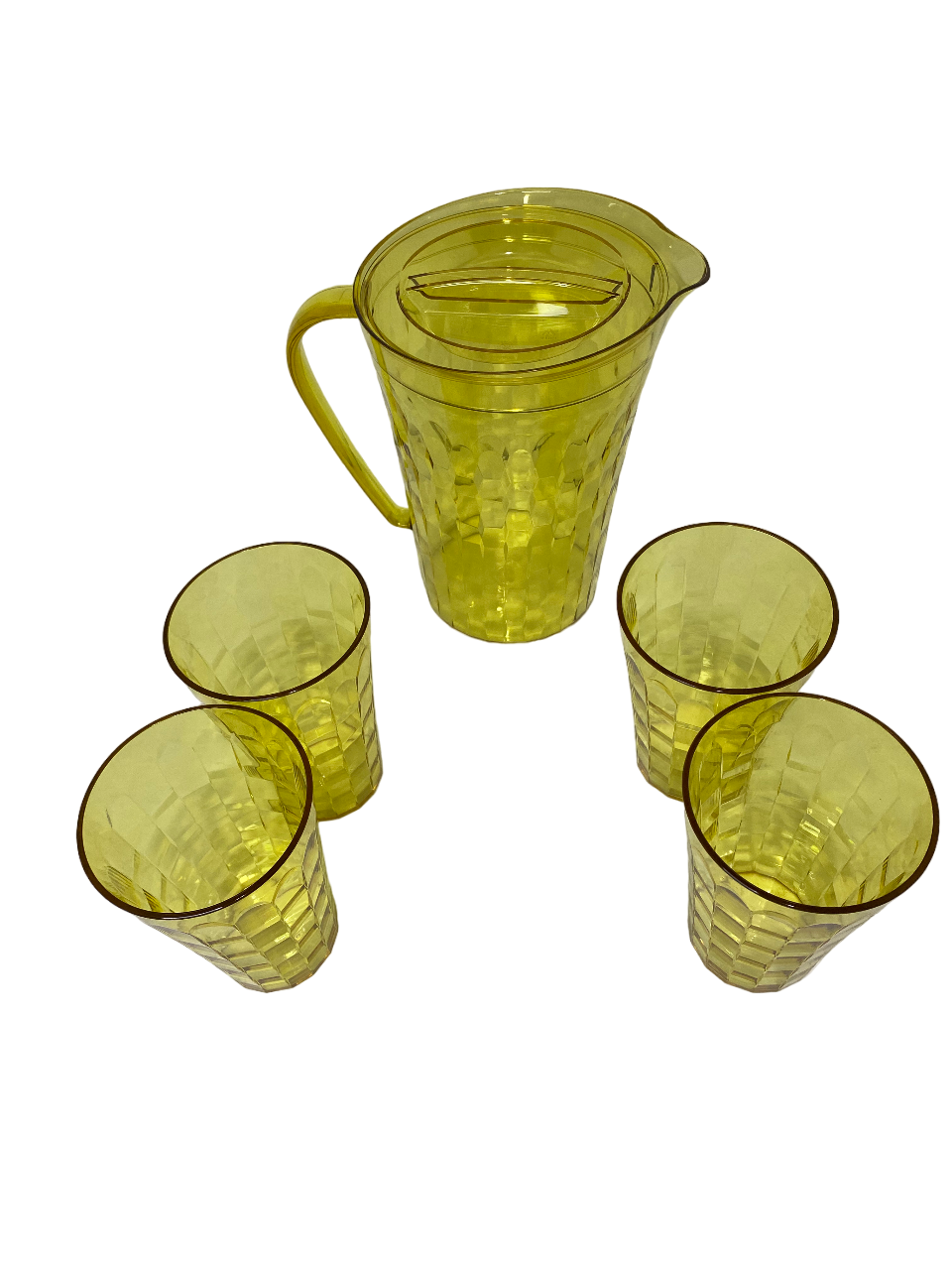 Jarra con vasos Prisma