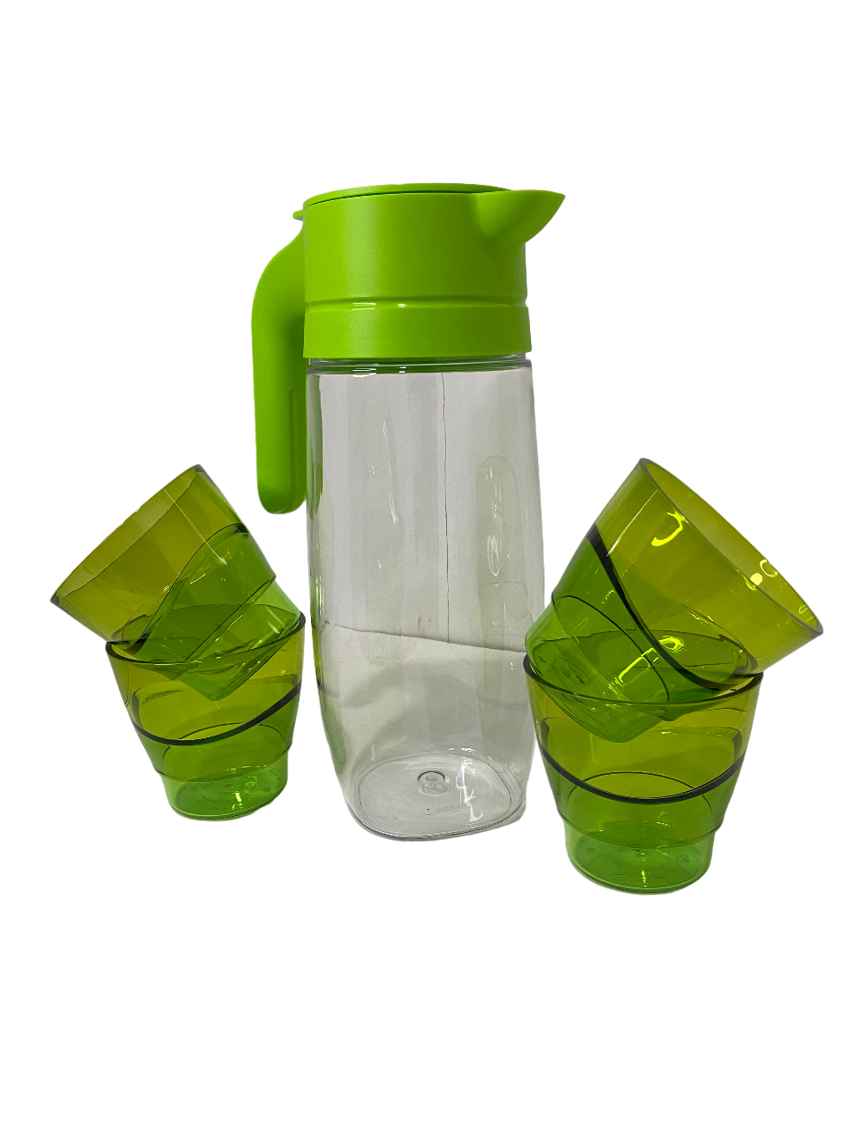 Jarra Crystal con 4 vasos Luxury