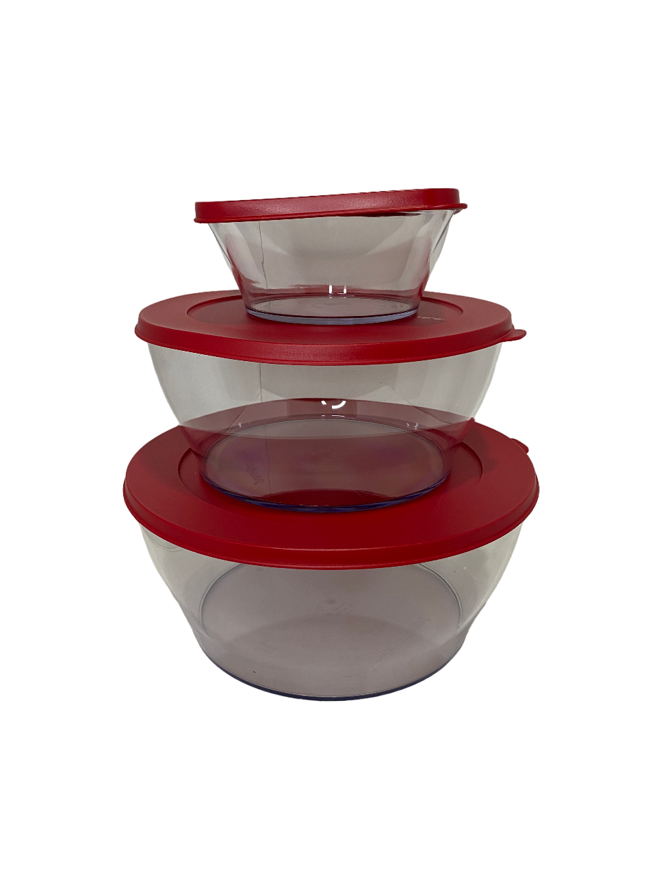 Paquete Crystalware Redondo (3 piezas)