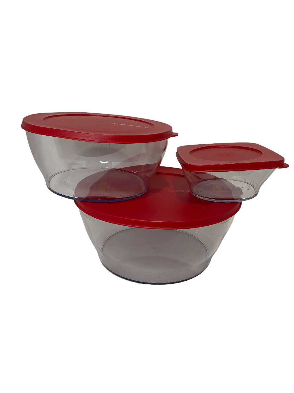 Paquete Crystalware Redondo (3 piezas)